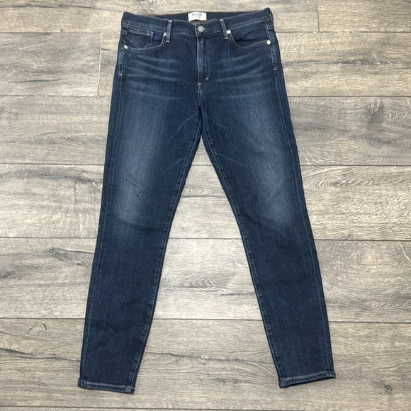 • Agolde • Women’s Sophie High Rise Dark Wash Skinny Jeans 32 - Picture 2 of 5